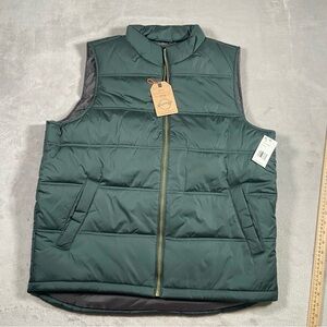 Weatherproof Vintage XL Puffer Vest Green NWT